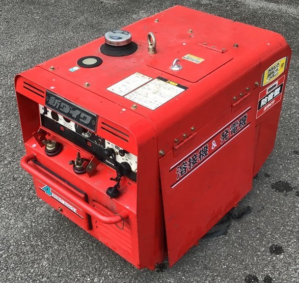 新ダイワ EGW145M エンジン発電機　溶接機 ヴェルダー 新ダイワ 溶接機 & 発電機 EGW145M 防音型 shindaiwa エンジン発動機