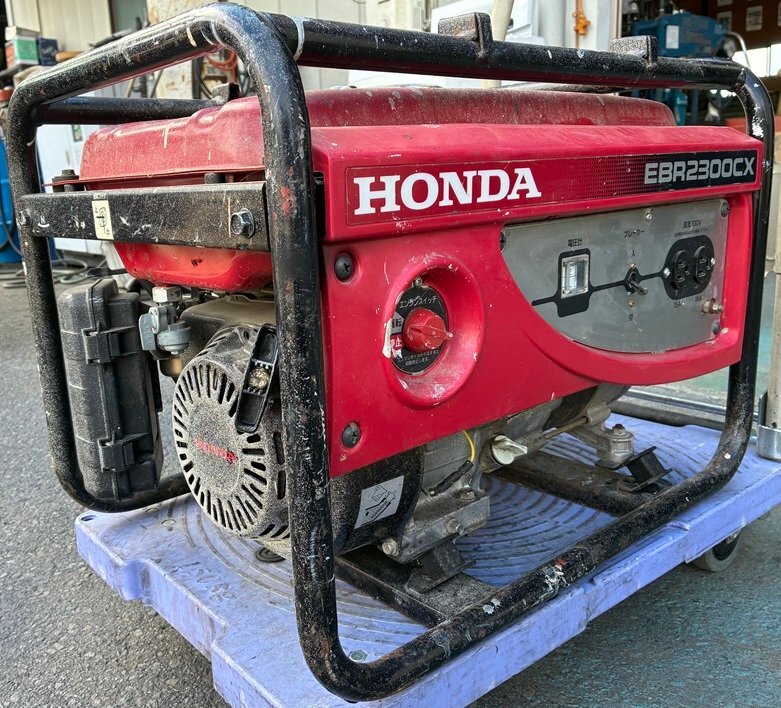 ジャンク品 HONDA EBR2300CX 現場向け スタンダード発電機 ガレージ DIY 災害 停電時 町内会 的屋 イベント 畑仕事 農家 本田 ホンダ エン
