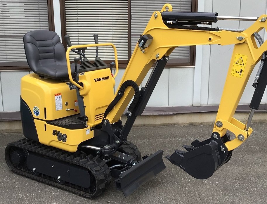 ヤンマー 新車 SV08-1E ミニユンボ 重機 ミニバックホー ミニショベル