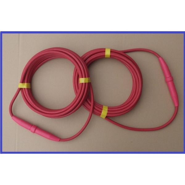 溶接 キャブタイヤケーブル 赤 延長用 40mセット 両端ジョイント ウエルダー トータル40m
