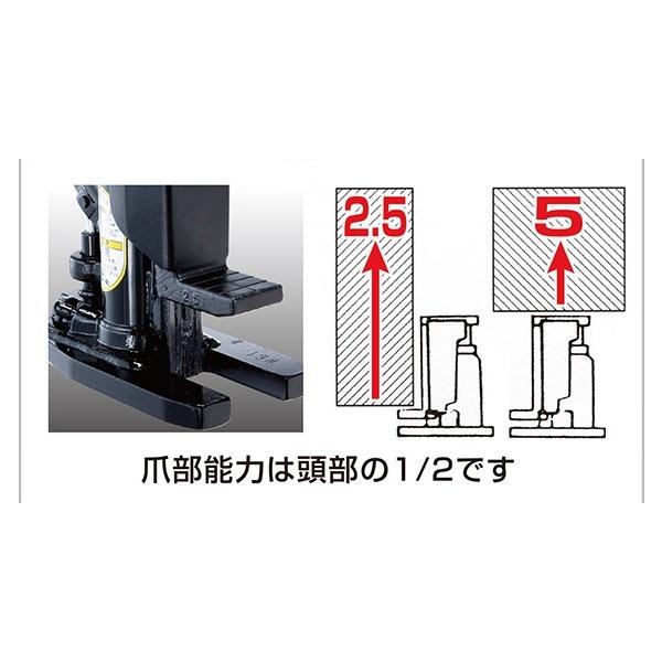ダイキ DH-2.5LEN ロング爪タイプ 油圧 爪付 ジャッキ