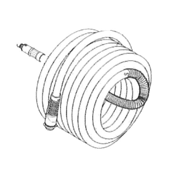 レン太郎 ドラム巻取り 交換用ホース 50m カプラ付き エアーコンプレッサー