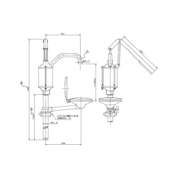 工進 手動ドラムポンプ SO-25 (SO-25-AAA-3) 軽量ドラムポンプ 高粘度油対応ドラムポンプ