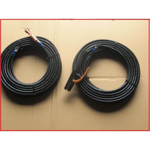 溶接 キャブタイヤケーブル 安全ホルダー側 25m + アースクリップ側 5m トータル30m セット ジョイントなし 〔法人様お届け〕