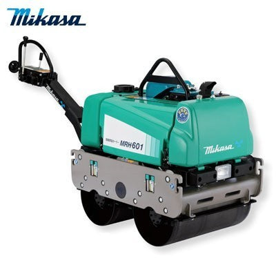 ローラー 三笠産業 MRH-601DS 低騒音型 バイブレーションローラー セル付き 水タンク 〔法人様お届け〕