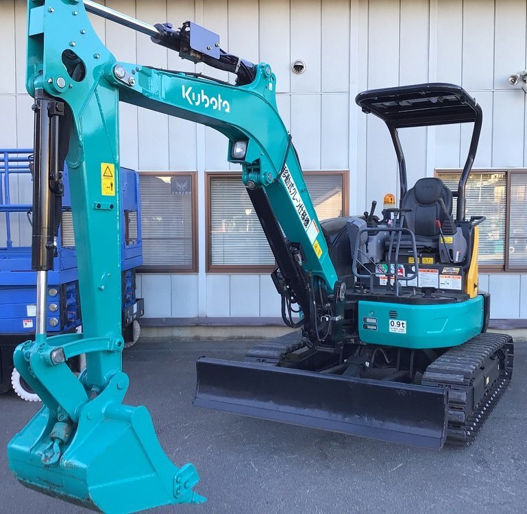 クボタ　U-35-6　2019年　1052時間　ミニ ユンボ バックホー ショベル 油圧ショベル　マルチ　クレーン仕様　キャノピー