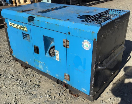 PDS90S エアマン　AIRMAN　エンジン コンプレッサー 整備済 25馬力　エアーコンプレッサー　スクリューコンプレッサー