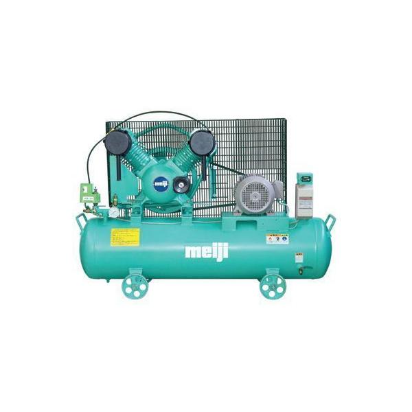 エアーコンプレッサー 3馬力 FOK-22 6P  明治機械 三相200V オイルフリー〔法人様お届け〕